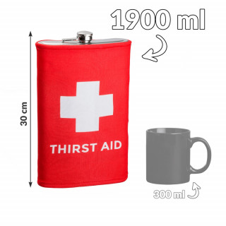 HIIGLASLIK plasku „Thirst Aid“ (1900 ml)