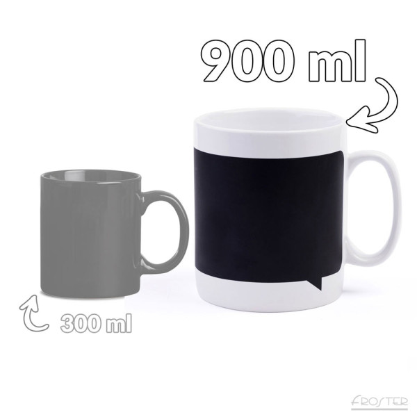 Hiiglaslik kruus koos kriidiga „Tahvel“ (900 ml) Hiiglaslik kruus koos kriidiga „Tahvel“ (900 ml)