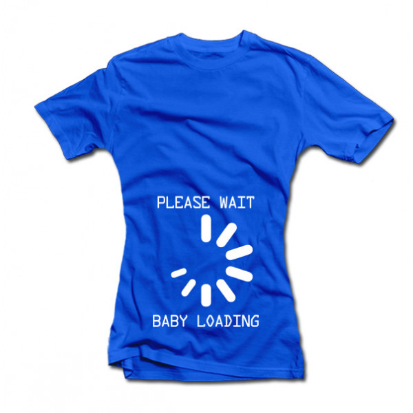 Naiste T-särk „Baby loading“