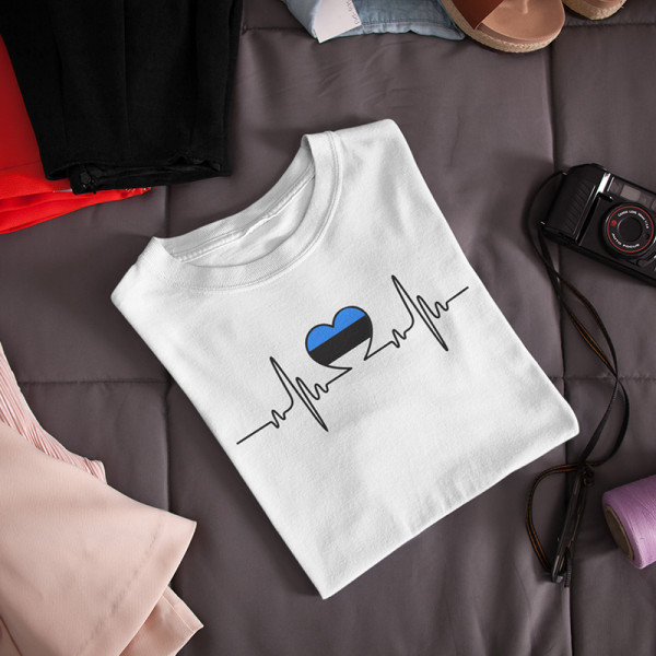 Naiste T-särk „Estonia heartbeat“