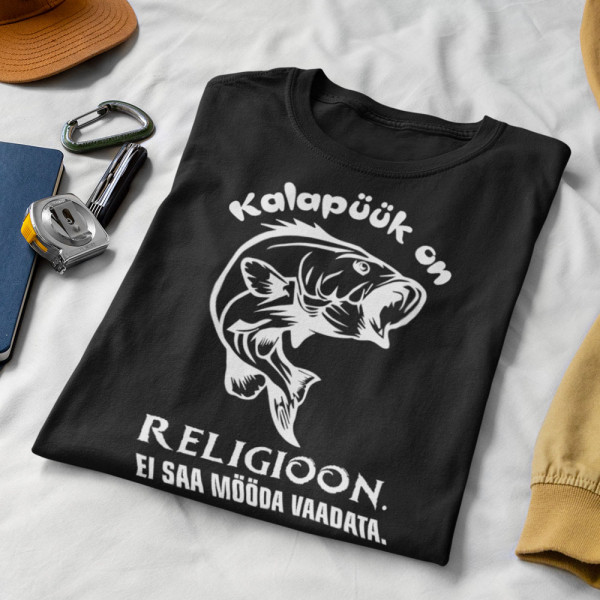 T-särk "Kalapüük on religioon"
