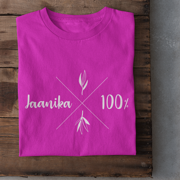 Naiste T-särk "Jaanika 100%"