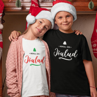 Laste T-särk „Minul on jõulud“