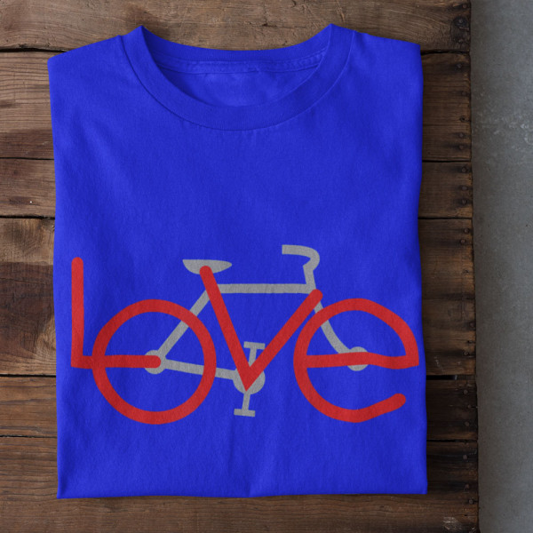 Naiste T-särk "Love bike"