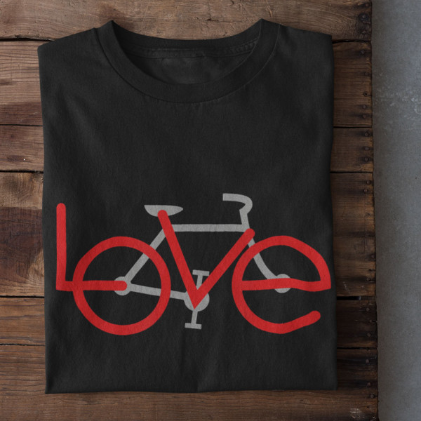 Naiste T-särk "Love bike"