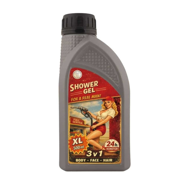 Meestele mõeldud kinkekomplekt "Garage shower set" - dušigeel 500 ml ja dušõli 250 ml