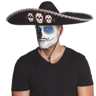 Mehhiko kübar "Sombrero Calavera"