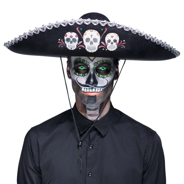 Mehhiko kübar "Sombrero Calavera"