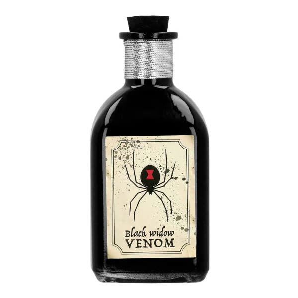 Klaaspudel "Black Widow Venom"