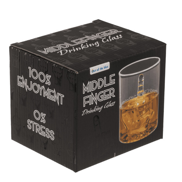 Viskiklaas „Middle Finger“, 350 ml