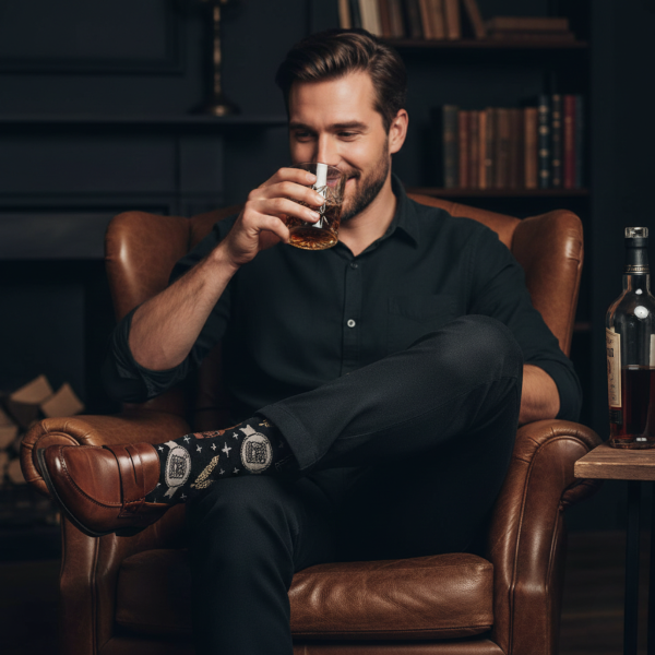 Kinkekomplekt "Drinks" (klaas + sokid)