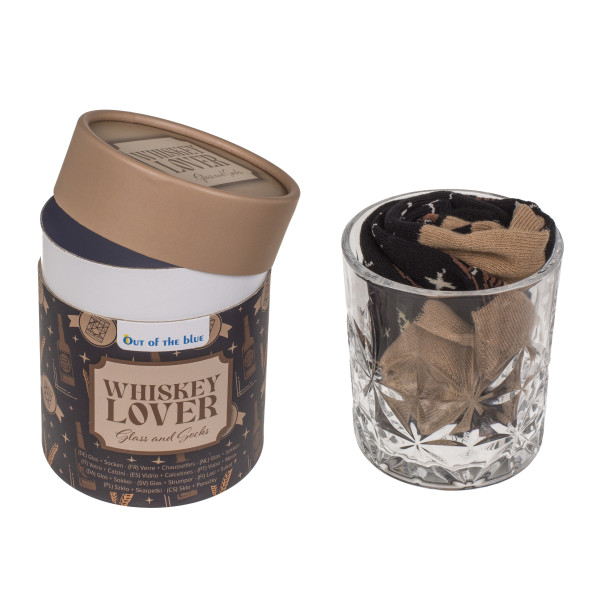 Kinkekomplekt "Drinks" (klaas + sokid)