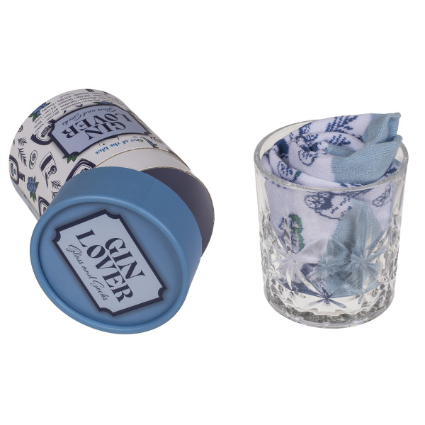 Kinkekomplekt "Drinks" (klaas + sokid)