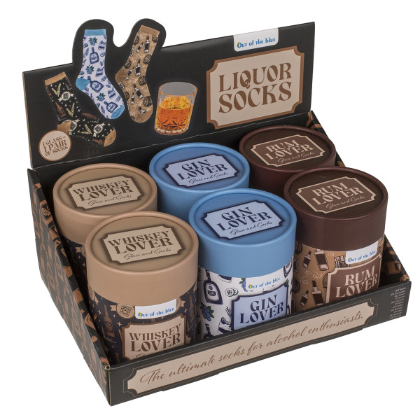 Kinkekomplekt "Drinks" (klaas + sokid)