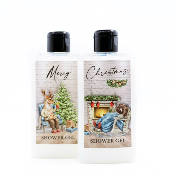 Jõulukosmeetika komplekt: 2 x dušigeel (200 ml)