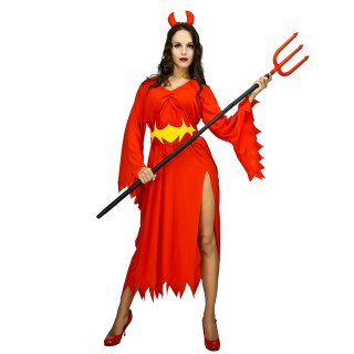 Universaal-suuruses kostüüm naistele "Väike kurat"