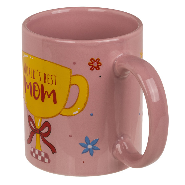 Kruusist ja sokkidest koosnev kinkekomplekt "World's Best Mom!"