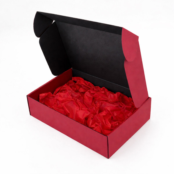 Premium kinkekarp, tumepunane 305x215x85 mm