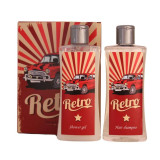 Kosmeetikakomplekt „Retro autojuhi raamat“ (2 x 250ml)