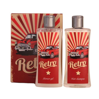 Kosmeetikakomplekt „Retro autojuhi raamat“ (2 x 250ml)