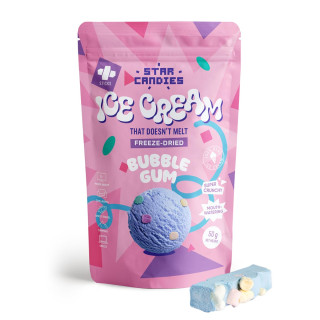 STAR CANDIES külmkuivatatud nätsukommimaitseline jäätis, 50g