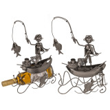 Metallist pudelihoidja "Kalamees paadis"