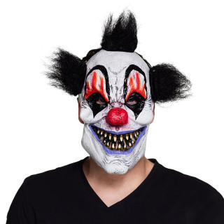 Lateksist näomask „Scary clown“ 