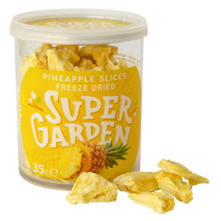 SUPER GARDEN Külmkuivatatud ananass, 35g