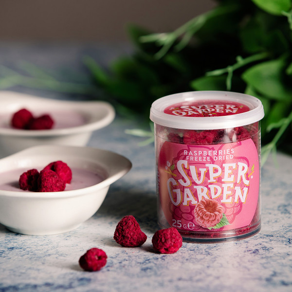 SUPER GARDEN Külmkuivatatud vaarikad, 25g