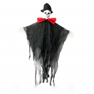 Riputatav Halloweeni kaunistus "Must kummitus"