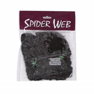 XL Halloweeni ämblikuvõrk (must), 100g.