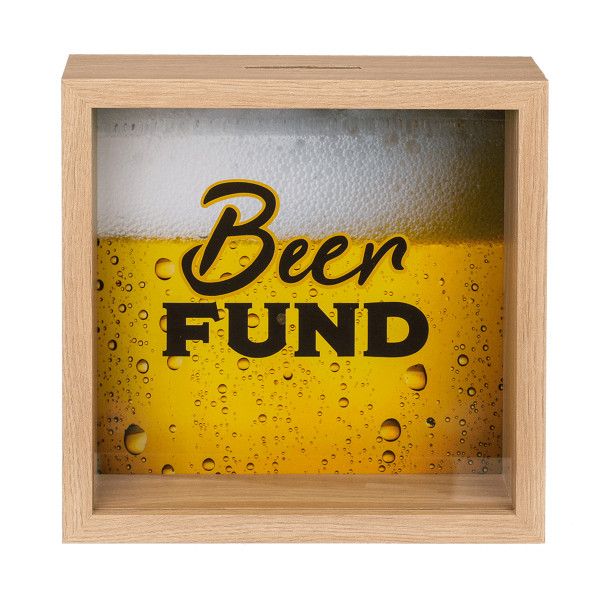 Puidust hoiukarp - raam "Beer fund" 