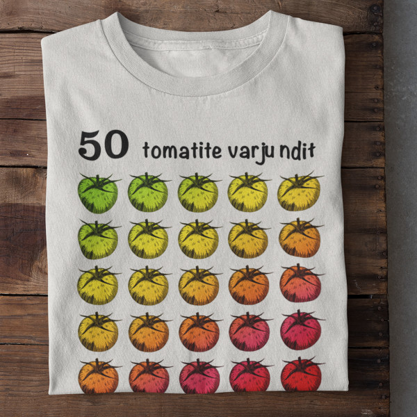 T-särk "50 tomatite varjundit"