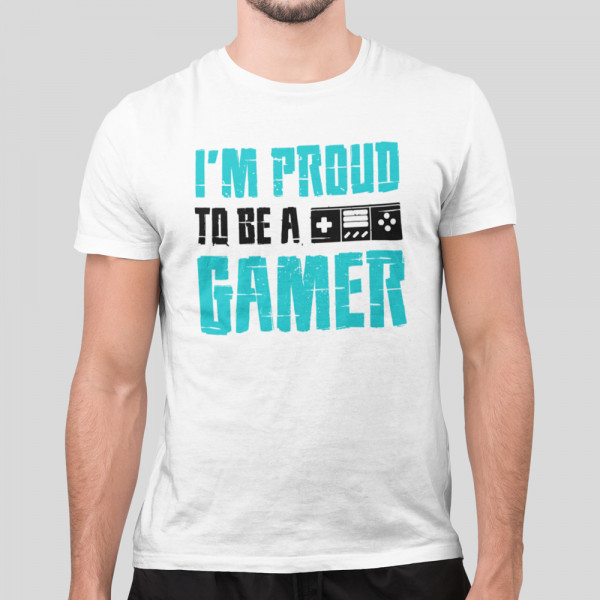 T-särk "I'm proud to be a gamer"