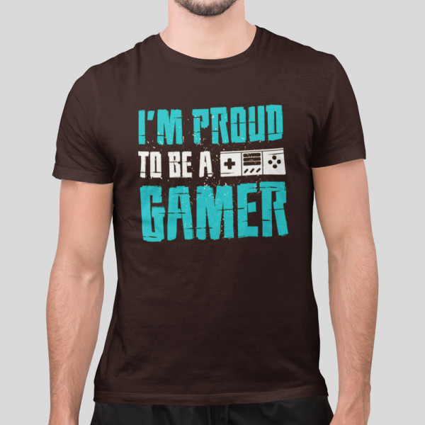 T-särk "I'm proud to be a gamer"