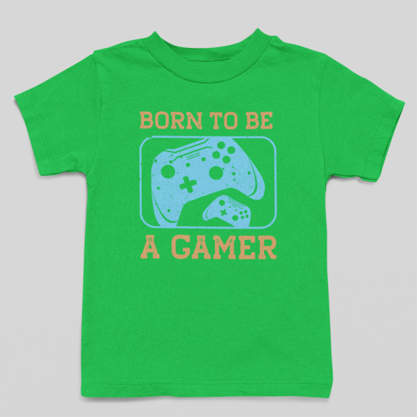 Laste T-särk "Born to be a gamer"