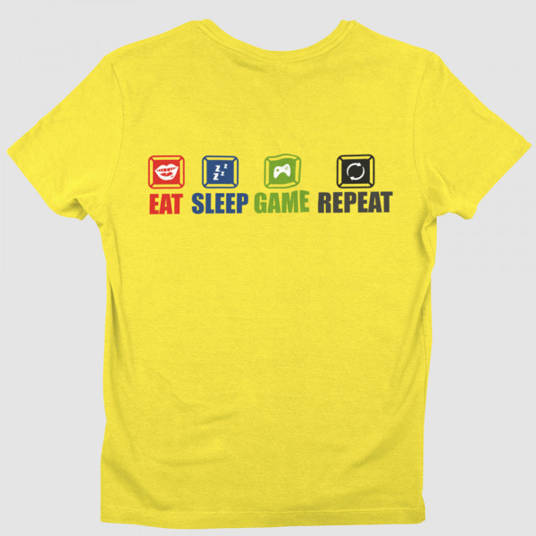 T-särk "Eat.Sleep.Game.Repeat."