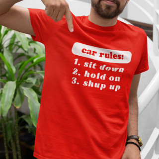 T-särk "Car rules"