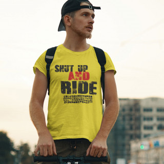 T-särk "Shut up and ride"