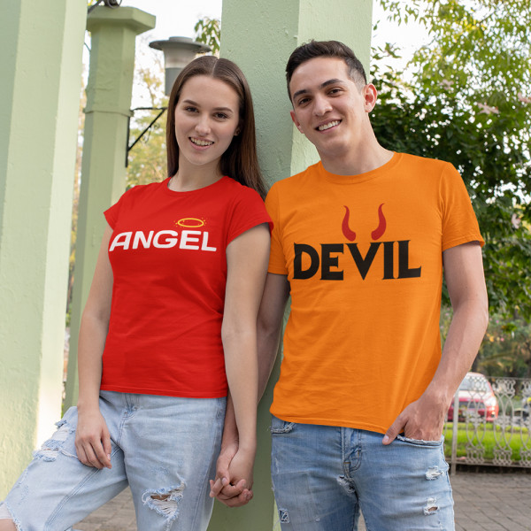 T-särkide komplekt "Angel and Devil"