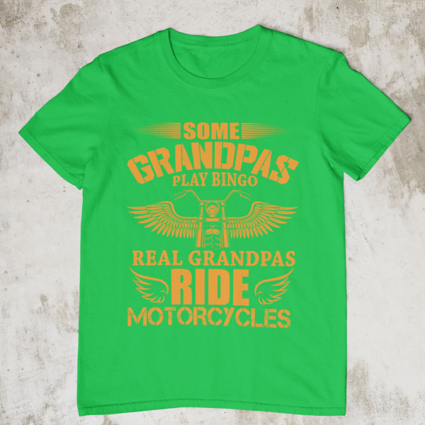 T-särk „Real Grandpas ride motorcycles“