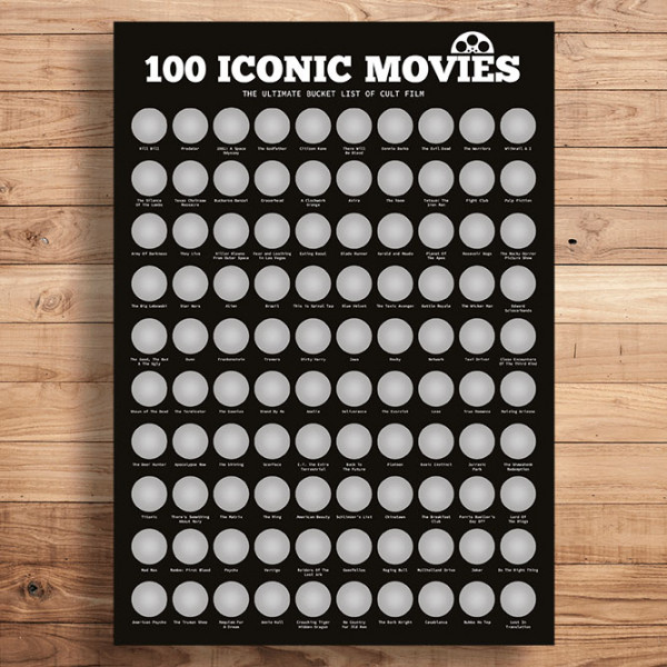 Kraabitav plakat „Iconic Movies“