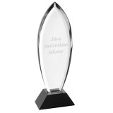 Kristalltrofee „Tilk“ graveeritud tekstiga