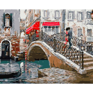 Maalimiskomplekt numbrite järgi "Venice" (40x50cm)