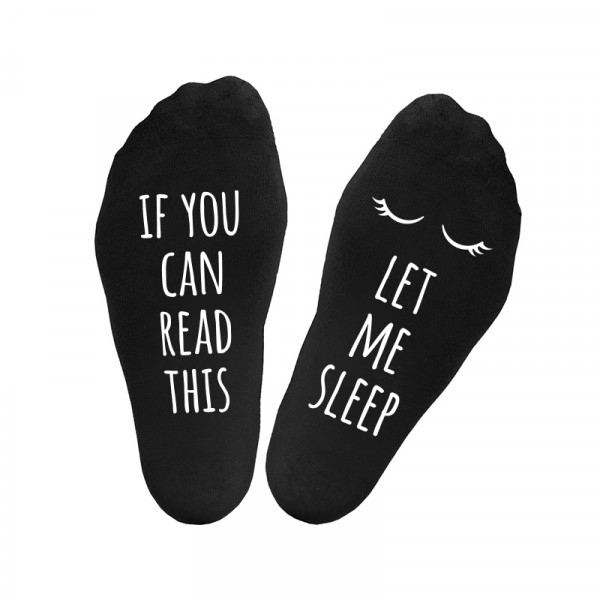 Naiste sokid „Let me sleep“
