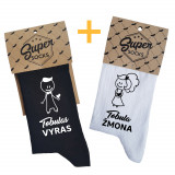 Sokkide komplekt paarile „Täiuslik pere“