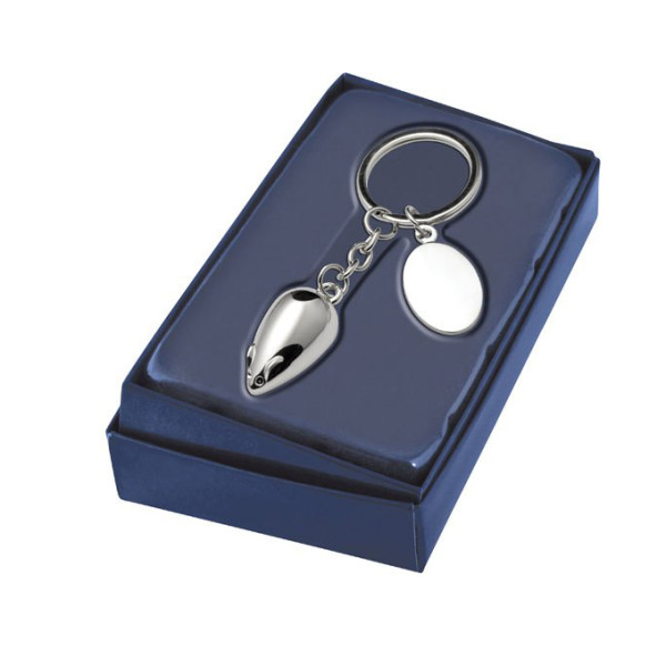 Võtmehoidja „Hiireke“ (lisatasu eest graveerimise võimalus)