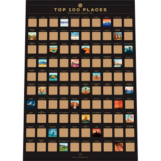 Kraabitav plakat EnnoVatti „TOP 100 PLACES“