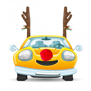  Auto jõulukomplekt „Sarved ja nina“
