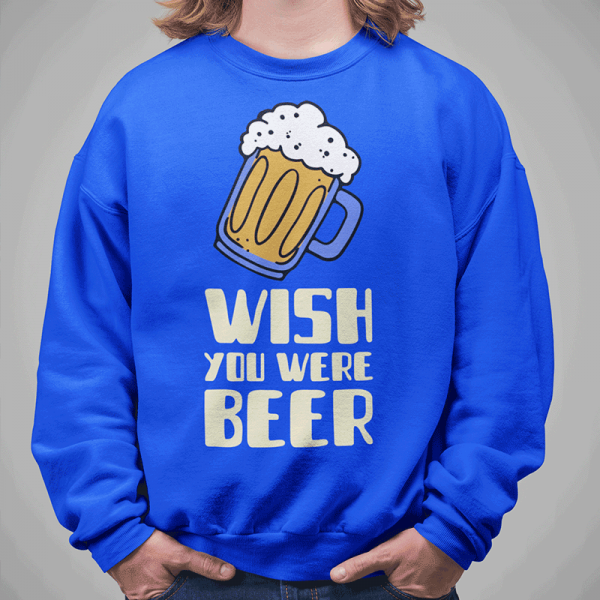 Pusa "Wish you were beer" (ilma kapuutsita) 